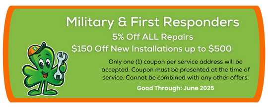 Shamrock Heating and Cooling Military First Responders Discount